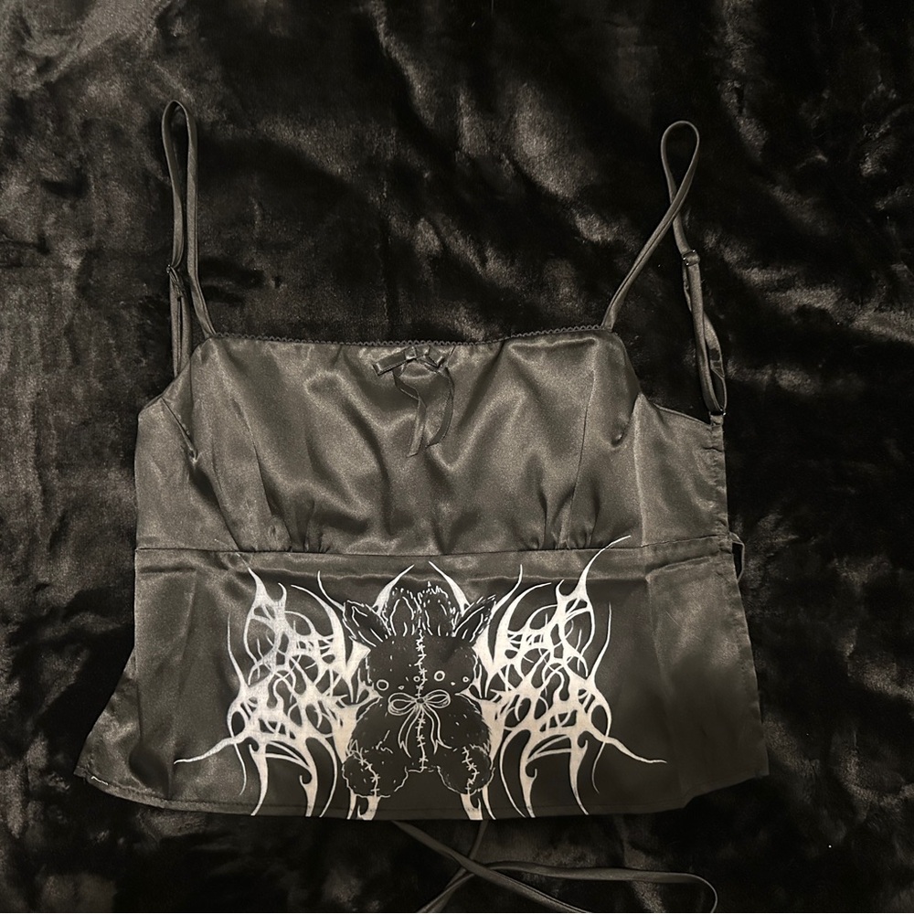 Havoc Cut Evil Bunny Black Halter Too (M)